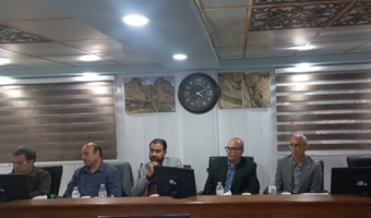 حضور رئیس و معاون پژوهشی مرکز تحقیقات در نشست کارگروه سازگاری با کم‌آبی استان بوشهر