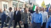 حضور همکاران مرکز تحقیقات بوشهر در مراسم گرامیداشت ۱۳ آبان؛ روز دانشآموز