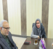 نشست هماندیشی معاون بهبود تولیدات گیاهی با سرپرست مرکز تحقیقات بوشهر