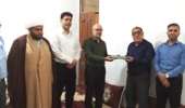 تقدیر از آزاده سرفراز مرکز تحقیقات بوشهر